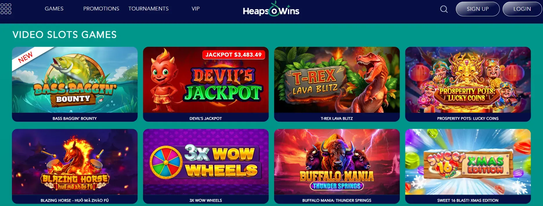 Heaps Of Wins Casino